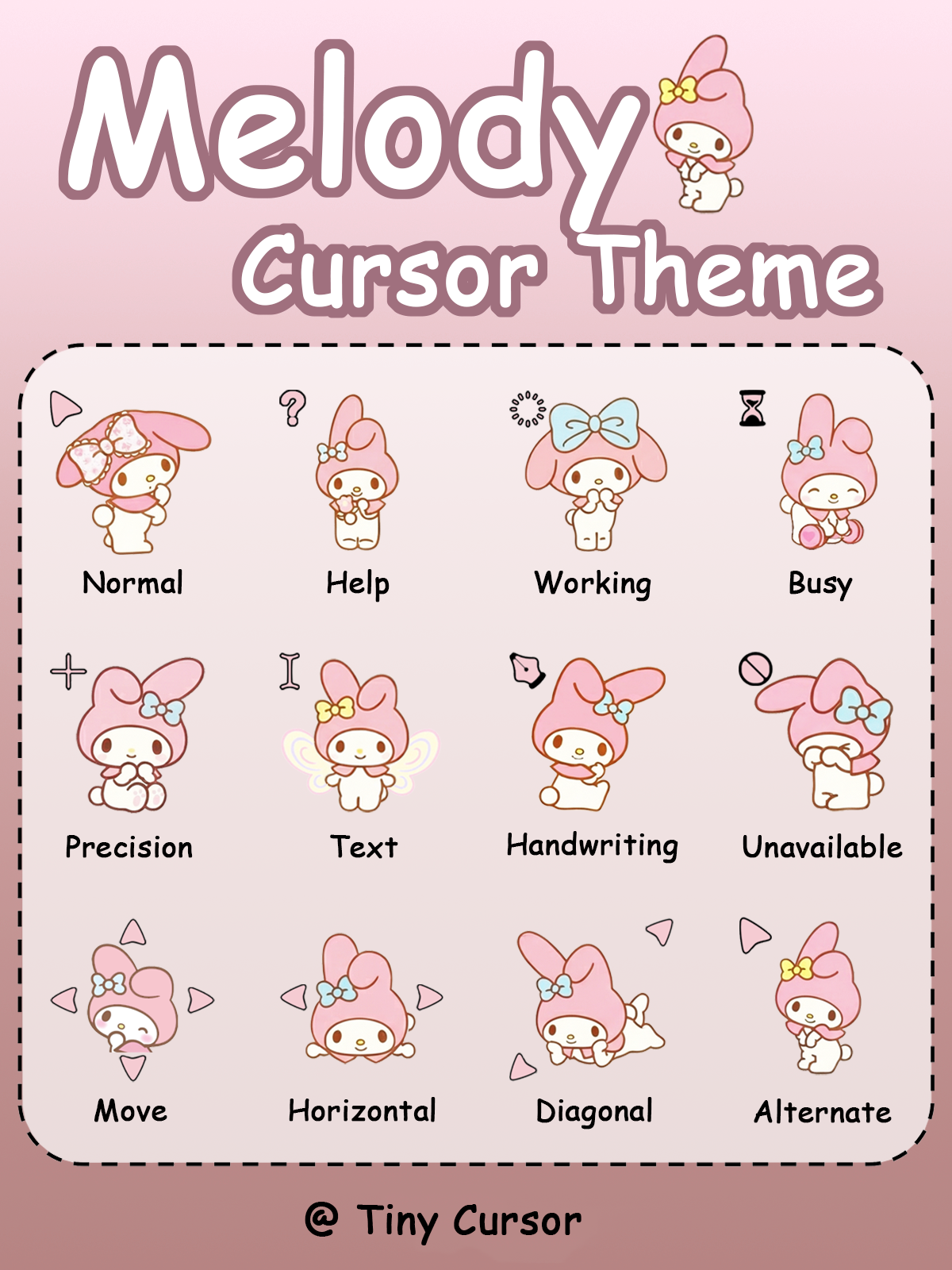Melody Cursor Pack